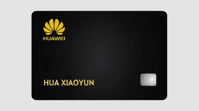 Huawei tendrá su propia tarjeta de crédito.