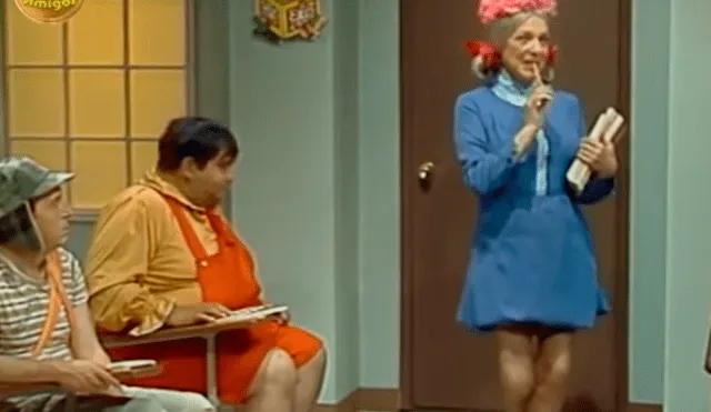 YouTube viral: difunden capítulo en que 'Chespirito' vistió a la 'Bruja del 71' con un sexy traje para 'Don Ramón'