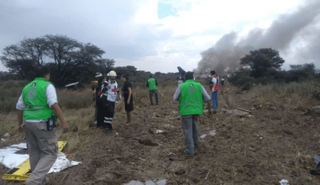 México: avión que se estrelló en Durango fue afectado por “ráfaga de viento”