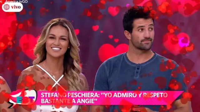 Stefano Peschiera confiesa sus sentimientos sobre Angie Arizaga en vivo [VIDEO]