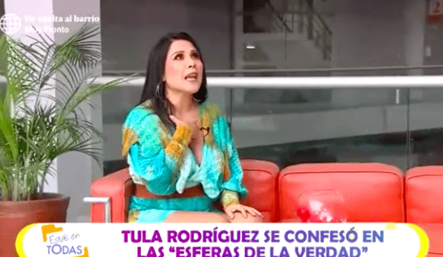 Tula Rodríguez en entrevista con En boca de todos. | Foto: Captura América Televisión.