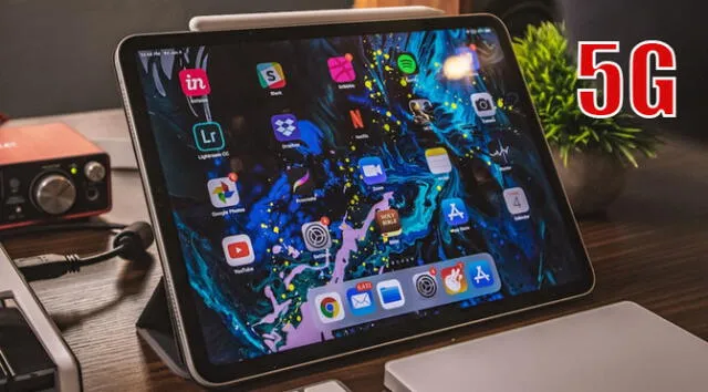 Apple desarrolla su primer iPad plegable compatible con redes 5G.