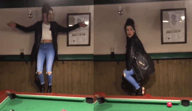Facebook viral: Hacía sexy baile en bar, pero mal paso la volvió viral