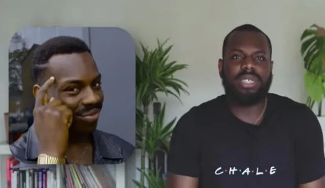 Think about it se volvió viral en el año 2015, cuando varios cibernautas usaron la imagen de Kayode Ewumi para dar sus divertidos consejos. Foto: captura de Youtube