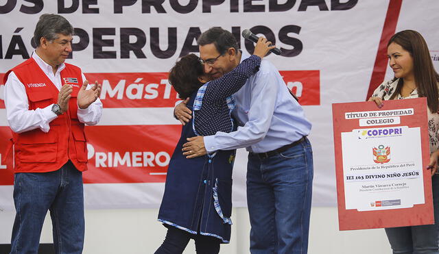 Martín Vizcarra entregó más de 4 mil títulos de propiedad en Jicamarca [FOTOS]