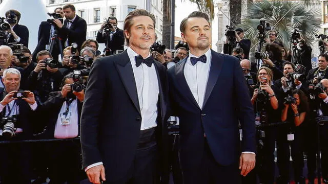 Pitt y DiCaprio se lucen en Cannes 