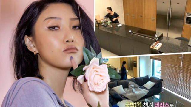 Hwasa de MAMAMOO revela su nuevo hogar por primera vez y por qué se mudó.