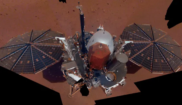 NASA publicó primera 'selfie' de la sonda InSight en Marte [FOTOS]