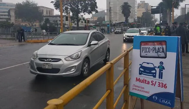 Pico y placa Lima: Hora y calles cerradas hoy martes 01 de octubre de 2019: restricción vehicular por placas en avenidas tras modificaciones.