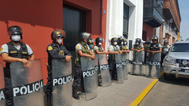 Comisaría de Retamas cierra sus puertas por caso de coronavirus policías Trujillo La Libertad