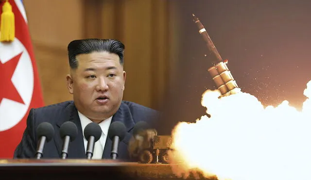 Kim Jong Un, señaló que su país responderá con armas nucleares a las constantes amenazas de sus enemigos. Foto: composición LR/ AFP