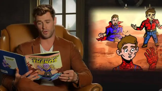 Avengers. Endgame: actores leen la versión infantil de Infinity War [VIDEO]