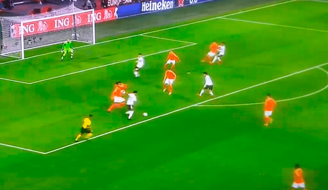 Holanda vs Alemania: Gnabry decretó el 2-0 con formidable derechazo a colocar [VIDEO]
