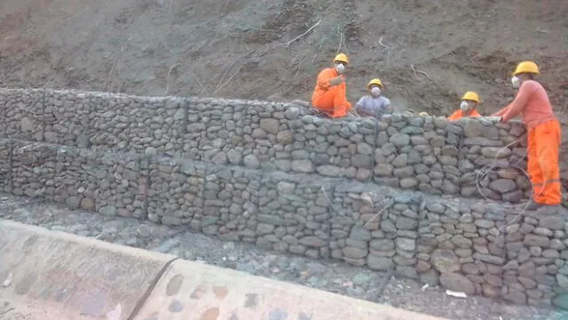 Obras de prevención en Huabal Alto