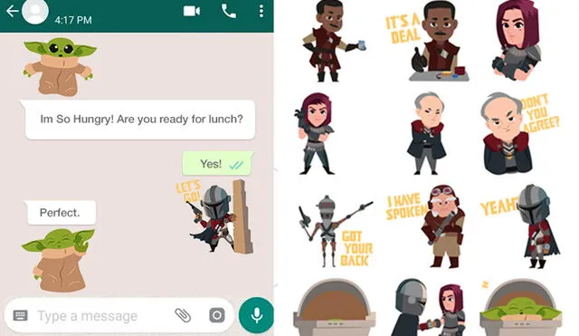 Los stickers de WhatsApp están disponibles para iPhone y Android. Foto: captura de Play Store