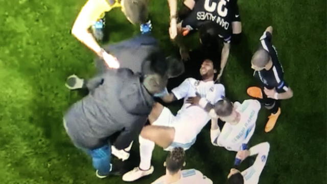 Real Madrid vs. PSG: escalofriante grito de Marcelo tras choque en Champions League [VIDEO]