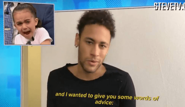 YouTube: Neymar hizo llorar a niña con conmovedor mensaje [VIDEO]
