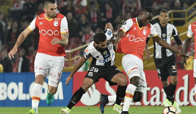 Resumen: Independiente de Santa Fe y Santos empataron 0-0 por el Grupo 2 de la Copa Libertadores 2017
