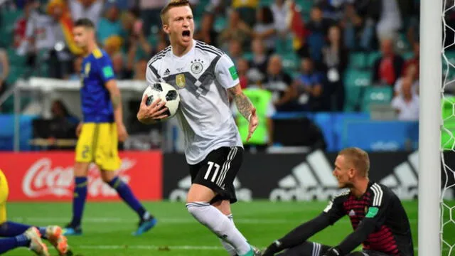 Alemania vs Suecia: Marco Reus anota el empate para los campeones [VIDEO]