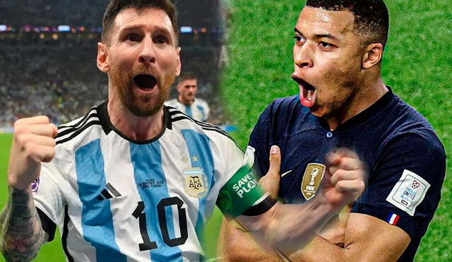 Argentina vs. Francia por la final del Mundial. Foto: composición LR/AFP