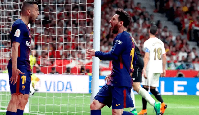 Barcelona vs. Sevilla: el golazo de Messi tras genial taco de Jordi Alba [VIDEO]