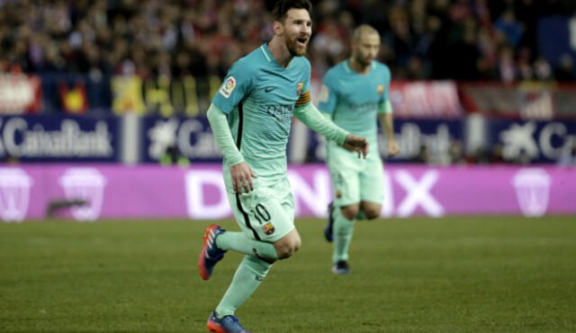 Barcelona: Lionel Messi anota golazo desde fuera del área al Atlético de Madrid | VIDEO