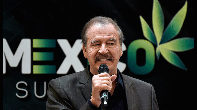 Vicente Fox a favor de legalización de la marihuana en México