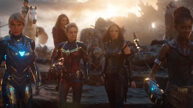 Las actrices protagonizaron el momento "Girl Power" de Avengers: Endgame. Foto: Difusión