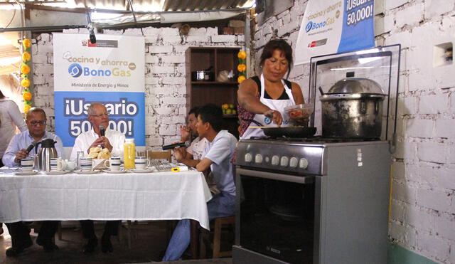 50 mil hogares de 18 distritos de Lima cuentan con el BonoGas