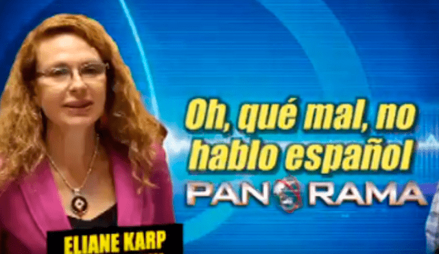 Parodian el “I don´t speak spanish” de Eliane Karp en el Wasap de JB [VIDEO]