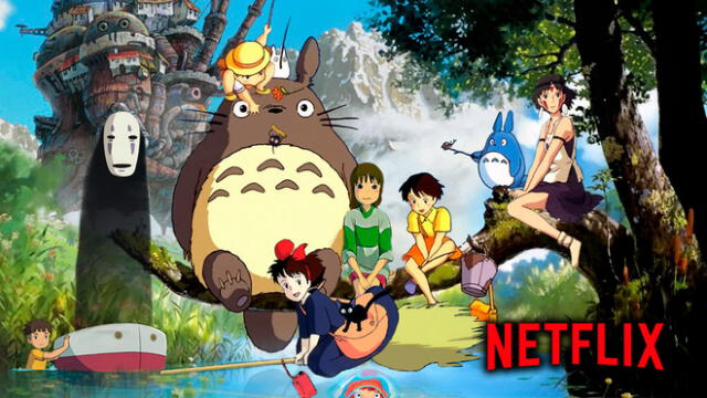 Netflix está en conversaciones con Studio Ghibli. Créditos: Composición