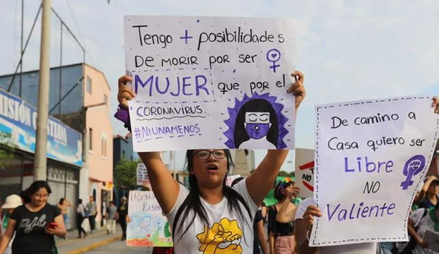 Cientos de mujeres continúan luchando por una sociedad más igualitaria y menos peligrosa. Foto: La República.
