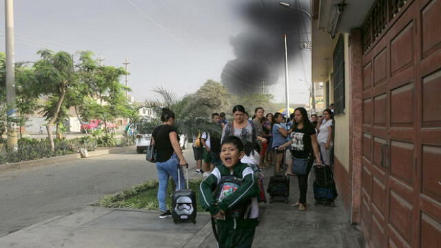 Incendio en Comas: suspenden clases en estos colegios por contaminación de humo tóxico [LISTA]
