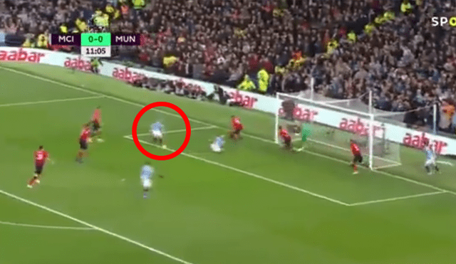Manchester City vs Manchester United: Silva fusiló a De Gea y marcó el 1-0 [VIDEO]