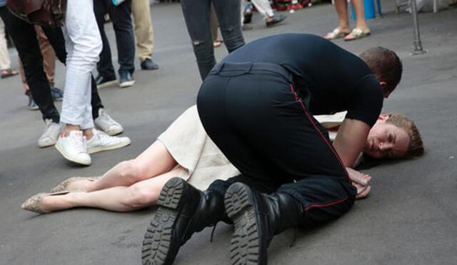 Candidata francesa quedó inconsciente tras ser golpeada en evento electoral [FOTOS] 