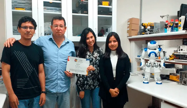 Dennis Núñez, Mirko Zimic, Macarena Vittet y Xiomara Chunga, investigadores de la Universidad Peruana Cayetano Heredia.