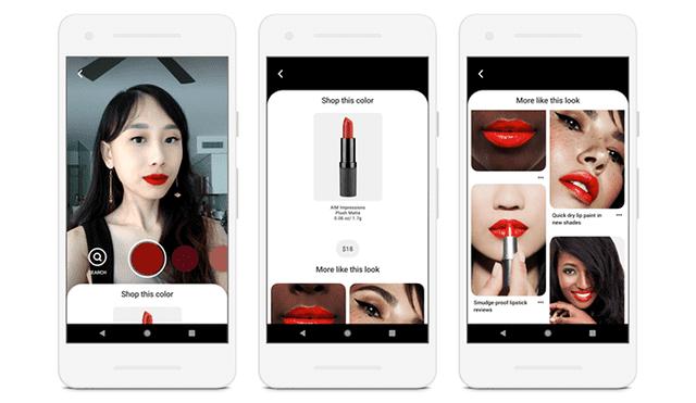 ¿Quieres saber cómo te quedará ese maquillaje antes de ir a comprarlo? La nueva función de Pinterest te permitirá hacerlo.