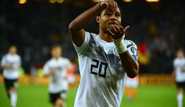 Gnabry puso el primero para Alemania. (Créditos: AFP)