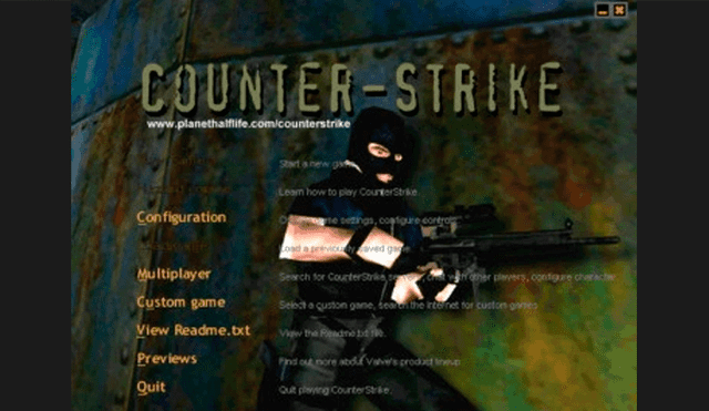 Counter Strike apareció por primera vez hace exactamente 20 años como mod de Half-Life [VIDEO]