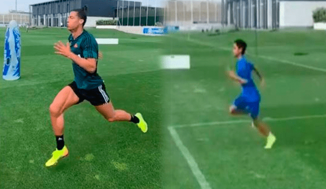 Cristiano Ronaldo cumplió con su quinto día de entrenamiento en la Juventus de Turín con miras al reinicio de la Serie A. (FOTO: Composición GLR).