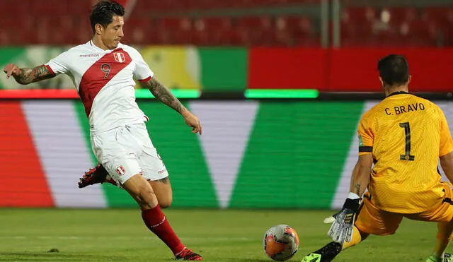 Lapadula enfrentó a la selección chilena en el 2020. Foto: Andina