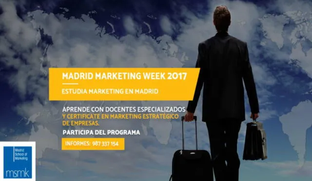 Certifícate en Marketing Estratégico en una semana todo incluido en Madrid con el curso de MSMK