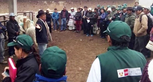 Actividad fue organizada por Agro Rural.