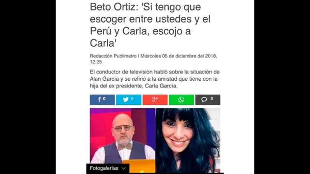 Beto Ortiz celebra a lo grande el cumpleaños de la hija de Alan García