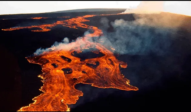 El Mauna Loa, el más grande de la Tierra, ha entrado en erupción 33 veces desde 1843, según el USGS. Foto: Servicio Geológico de EE. UU./referencial