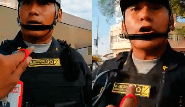 Piura: policía agrede a periodista en vía pública [VIDEO]