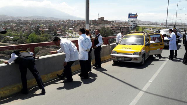 Policía en retiro se lanzó de puente Chilina