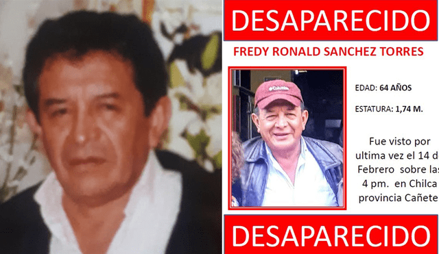Denuncian desaparición de hombre que iba a vender un terreno en Chilca