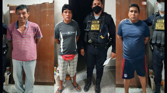 Más de 140 detenidos en la ciudad de Piura.