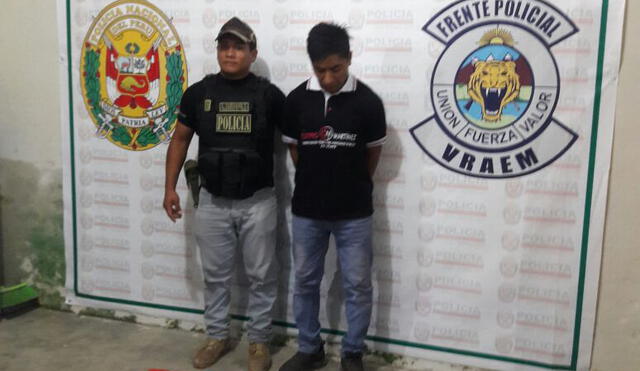 Vraem: capturan a sujeto de transportaba más de 43 kilos de droga